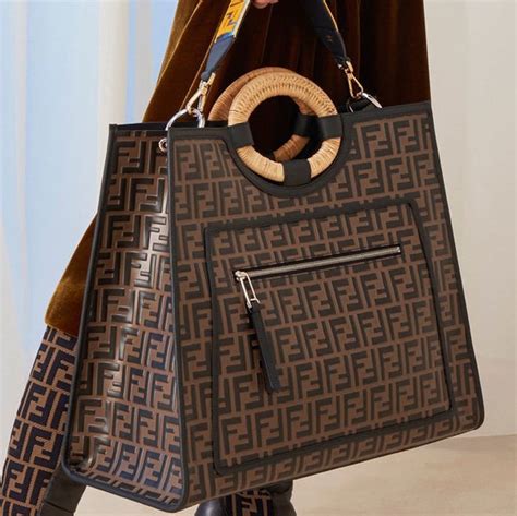 fendi shopper bag vintage|fendi shopping bag.